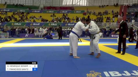 DIEGO HENRIQUE SERAPIÃO SILVA vs TIAGO FRANCISCO SANTOS DA SILVA 2023 Brasileiro Jiu-Jitsu IBJJF