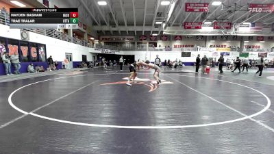 157 lbs Cons. Round 1 - Trae Tralar, Ottawa University vs Hayden Basham, Benedictine College
