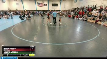 110-117 lbs Round 3 - Abigail Vroman, Central vs Bella Priddy, Berthoud