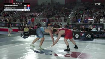125 lbs Cons. Semis - Lucas Stoddard, West Point Wrestling Club vs Jordan Wood, NYAC