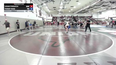 120 lbs Final - Logan Forgatch, Scorpions vs Forest Rose, Princeton Wrestling Club