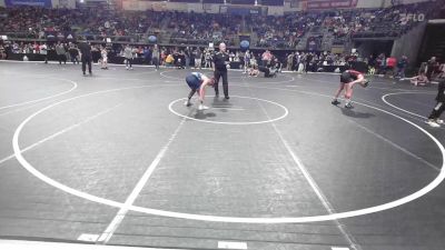 110 lbs Consi Of 16 #2 - Carson Owens, Stl Warriors vs Chance Briggs, East Kansas Eagles