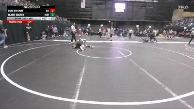165 lbs Cons. Round 2 - Ben Bryant, Grand View (Iowa) vs Jamie Watts, York (Neb.)