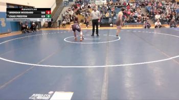 157 lbs Quarterfinal - Brendan Woodard, Torrington vs Chad Preston, Glenrock