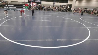 138 lbs Cons. Quarters - Isaiah Ebersbach, Orange County RTC vs Daylen Davis, Tennessee