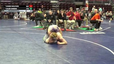 1A-157 lbs Quarterfinal - Caleb Swedin, GTRA vs Cohen Wolford, Wapello
