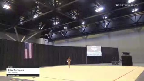 Alisa Semenova - Clubs, EWA Prosper - 2021 USA Gymnastics Championships