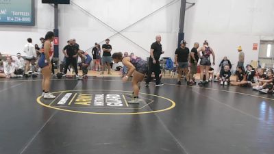 76 lbs Rr Rnd 2 - Stephanie Diaz Mendoza, NC United - W vs Alexis Penley, Mat Demon - W