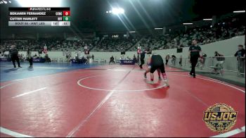 Consolation - Benjamin Fernandez, Cotton County Wrestling Club vs Cutter Hamlett, HBT Grapplers