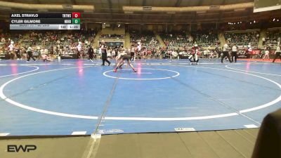 80 lbs Round Of 32 - Axel Stravlo, Tough N Technical Wrestling Club vs Cyler Gilmore, Neighborhood Wrestling Club
