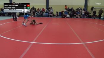 85 lbs Champ. Round 1 - Weston Everman, Outlaw Wrestling Club vs Sawyer Ryks, Berge Elite Wrestling Academy