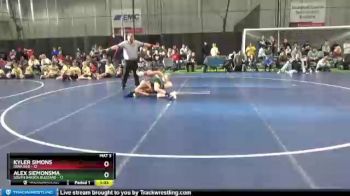 95 lbs Round 1 (6 Team) - Alex Siemonsma, South Dakota Blizzard vs Kyler Simons, Iowa Red