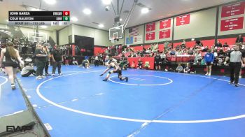 113 lbs Consi Of 4 - John Garza, Bookert T Washington vs Cole Ralston, Gore Public Schools