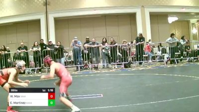 86 lbs Round Of 16 - William Max, Savage House WC vs Elijah Martinez, Nakamura Wrestling