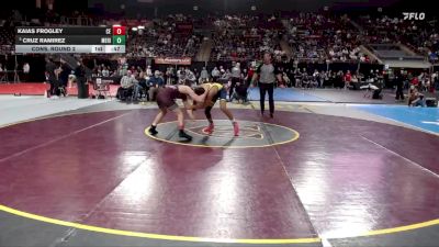 6A 138 lbs Cons. Round 2 - Kaias Frogley, Centennial vs Cruz Ramirez, Meridian