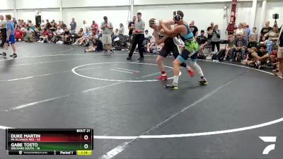 160 lbs Round 6 (8 Team) - Duke Martin, PA Alliance Red vs Gabe Tosto, Orchard South