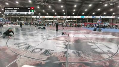 65 lbs Cons. Semi - Jaxon Willmarth, Bozeman Wrestling Club vs Owen Johnson, Nebraska Elite