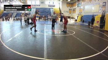 132 White Quarterfinal - Jaycob Ortiz Mendez, Gateway vs Matias Cuevas, Gateway