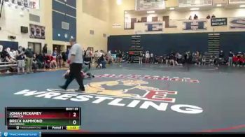 170 lbs Quarterfinal - Breck Hammond, Ellensburg vs Jonah Mckamey, Clarkston