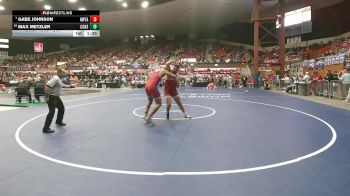 215 lbs Champ. Round 1 - Gabe Johnson, Hiawatha HS vs Max Metzler, Concordia HS