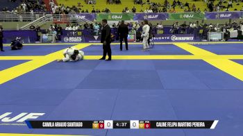Caline Felipa Martins Pereira vs Camila Araujo Santiago 2025 Brasileiro Jiu-Jitsu IBJJF