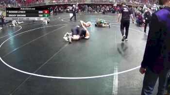 195 lbs Champ. Round 1 - Rowdie Lynch, Broken Bow Wrestling Club vs Brody Bromm, Tekamah Herman Wrestling Club