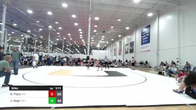 191 lbs Consi Of 4 - Brandon Papa, Pirate Wrestling Club vs Jack Degl, Empire Wrestling Academy Black