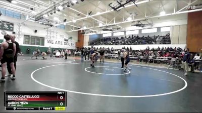 113 lbs Champ. Round 2 - Aaron Meza, St. John Bosco vs Rocco Castellucci, Huntington Beach