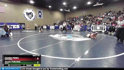 170 lbs Semifinal - Olivia Furlong, Selma vs Julissa Perez, Mira Monte