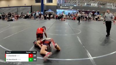 88 lbs Round 3 (4 Team) - Nick Kershisnik, Kraken vs Travon Cleveland, North Carolina National Team