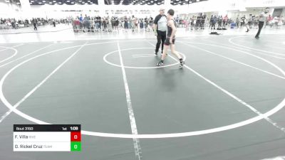 88 lbs Semifinal - Fernando Villa, Riverside Rascals vs Declan Rickel Cruz, Team Aggression