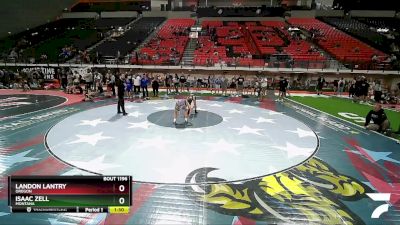 112 lbs Semifinal - Isaac Zell, Montana vs Landon Lantry, Oregon