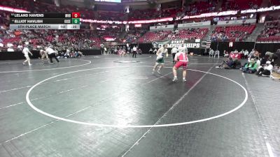 215 lbs 5th Place Match - Leland Havens, Mount Horeb/Barneveld vs Elliot Havlish, Osceola