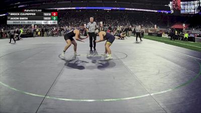D2-215 lbs Cons. Round 2 - Jaxon Smith, Three Rivers HS vs Brock Culpepper, Trenton HS