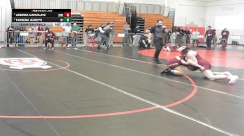 132 lbs Quarterfinal - Andrea Carvalho, Lowell vs Fahiena Joseph, Whittier