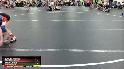 72 lbs Round 7 (8 Team) - Daylen Amman, Quest Wrestling vs Colin Logue, Kraken White