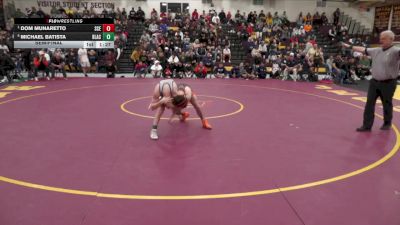 120 lbs Semifinal - Dom Munaretto, St Charles East vs Michael Batista, Blair Academy