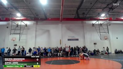 190 lbs Round 2 - Sophia Jones, Franklin Central Wrestling Club vs Sha`Nya Henderson, Southport Wrestling Club