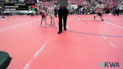 66 lbs Consolation - Silvie Rodanski, Cleveland Take Down Club vs Owen Green, Perry Wrestling Academy