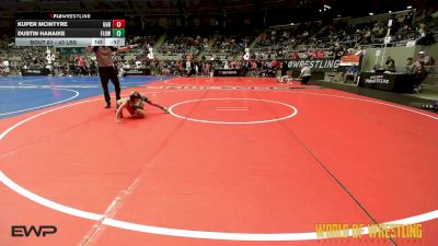 43 lbs Quarterfinal - Kuper McIntyre, GGB Ohio vs Dustin Hanaike, Flow Academy Honolulu, HI