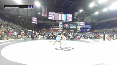 155 lbs Cons. Sub-rd Of 16 - Karlee Brummett, WA vs Amillyiona Green, PA