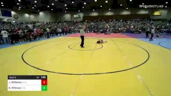 80 lbs Round Of 32 - Jameson Williams, Gold Rush Wrestling Academy vs Kasey Pittman, Viper