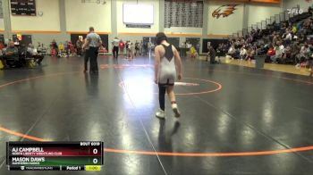 N-18 lbs Cons. Round 1 - Aj Campbell, North Liberty Wrestling Club vs Mason Daws, Hammerin Hawks