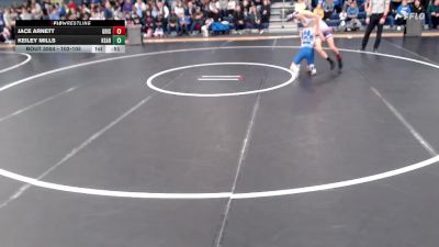 102-105 lbs Round 1 - Keiley Mills, Kearney vs Jace Arnett, Grand Island