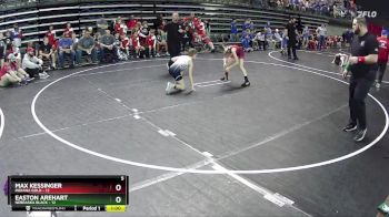 80 lbs Quarterfinals (8 Team) - Easton Arehart, Nebraska Black vs Max Kessinger, Indiana Gold