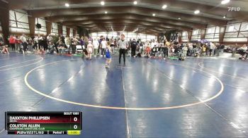 69 lbs Champ. Round 1 - Daxxton Phillipsen, Delta vs Colston Allen, Champions Wrestling Club