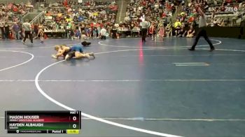 115 lbs Cons. Round 5 - Hayden Albaugh, WRATH vs Mason Houser, Sebolt Wrestling Academy