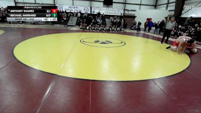 215 lbs Cons. Round 2 - Michael Harward, North Sanpete vs Anthony Suarez, Delta