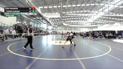 125 lbs Cons. Round 3 - John Freebern, Rit vs Cosmo Damiani, Ithaca