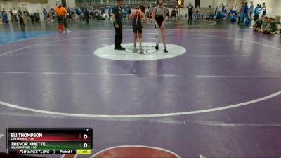 115 lbs Semis & 1st Wrestleback (8 Team) - Eli Thompson, Centennial vs Trevor Knettel, Holdingford